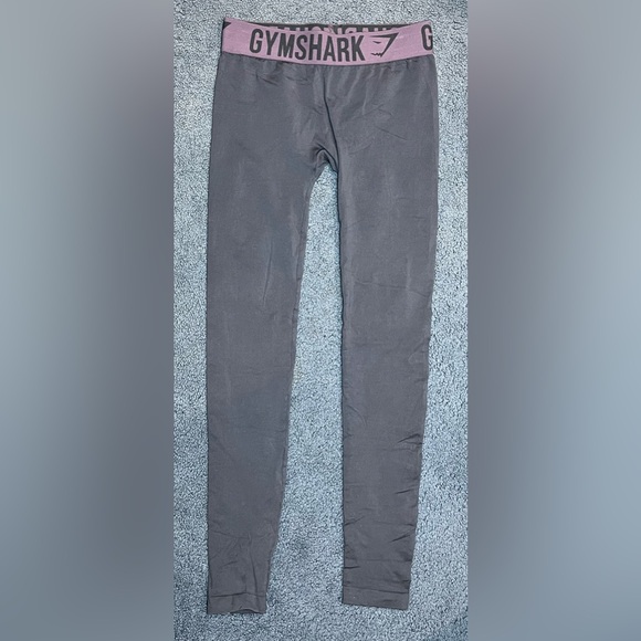 Gymshark Pants - Gymshark Leggings Women XS Seamless Tight Preppy Purple Dark Gray Gym Active